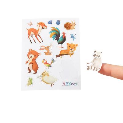 China Cartoon Sticker Cards Children Cartoon Stickers Animals Kids Sticker Books Small Children Fun for sale