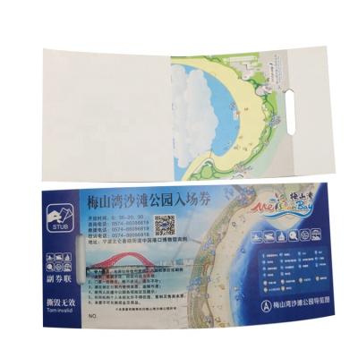 China Promotional Gifts Label Heat Sensitive Paper Custom Concert Event Ticket Printing for sale