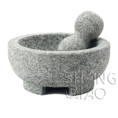 China Sustainable Hot Selling Mexican Amazon Large Granite Molcajete for sale