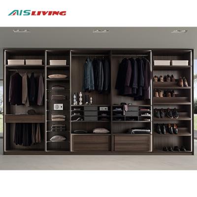 China Foldable Single Melamine Wood Walk In Open Wardrobe Closets Australian Standard for sale