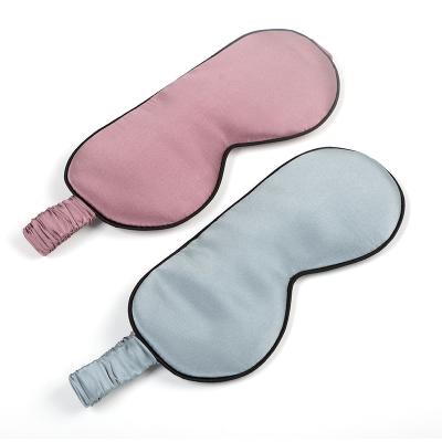 China Custom 19 Mm Silk Eye Sleep Cover Night Set 100% Silk Eye Mask Normal for sale