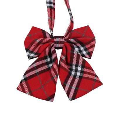 China 100% Handmade Custom Made Bowtie School Tie Uniform JK Style Cotton Butterflies for sale