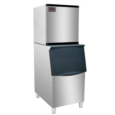 China Commercial Water Cooled Cube 150kg Ice Maker Machine In Cold Drinks Hengyue Full With Bin-350lb for sale