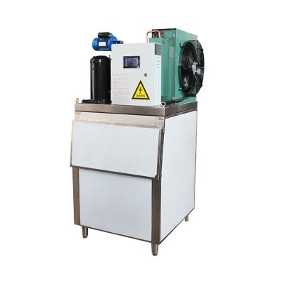 China Small Commercial Price 300 Kg Snowflake Ice Maker Machine With Bin For Fish Supermarket for sale