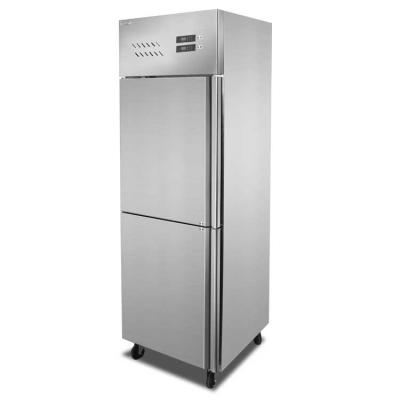 China COMPRESSOR Double Door Commercial Upright Fridge Deep Freezer Fridge For Hotel Restaurant for sale