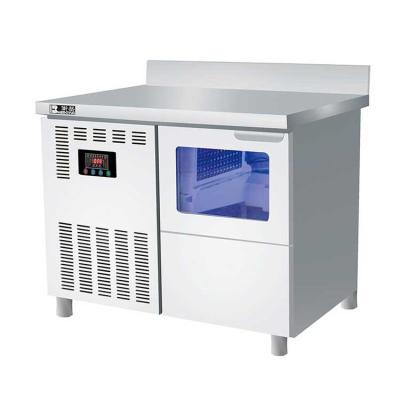 China Hotels Suppliers 100kg Commercial Countertop Ice Maker Machine Ice Cube Machine For Bar Cafe for sale