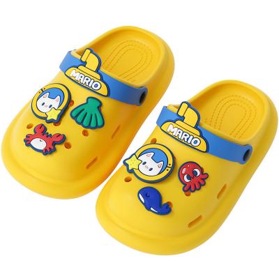 China Non-slip Children's Cave Shoes Summer Children's Slippers Anti-slippery Bag With Girls Sandals Boys Baby Slippers for sale