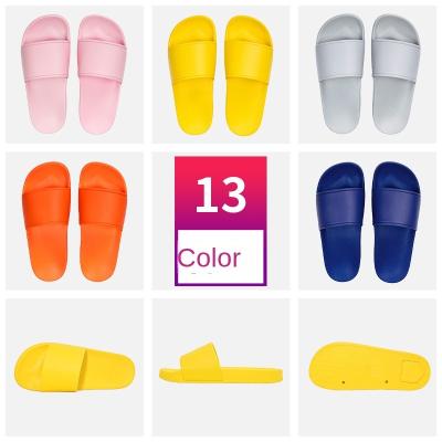 China New Anti-skid Couple Slippers DIY Summer Trend Wear Men And Women's Fashion Wear Printable Logo Company for sale