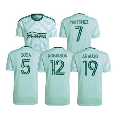 China 2023 Quick Dry Thai Quality MLS Atlanta United FC Soccer Jerseys Away Green Customize DAMN MARTINEZ BARCO ROBINSON Man Soccer Shirts for sale