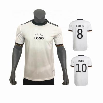 China 2022 World Cup Germany Soccer Jersey Quick Dry Thai Quality KROOS Customize Germans Football Shirt GNABRY WERNER REUS MULLER Men Woman Kid for sale