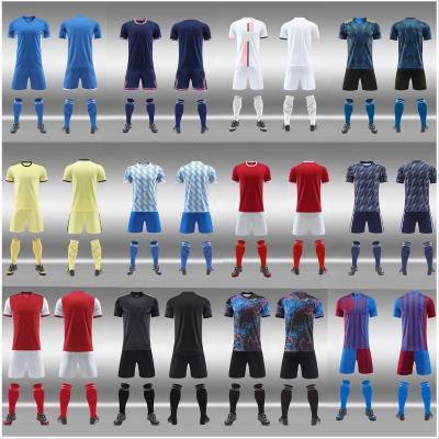 China Quick Dry Soccer Jersey Sets Sublimation Soccer Wear For Men's Practice Soccer Shirts Soccer Sportswear Custom Team Uniform Kid for sale