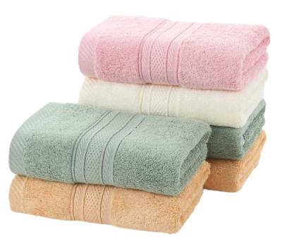 China 34 X 75cm Cellulose Cleaning Cloths Bamboo Fiber Bath Towels for sale