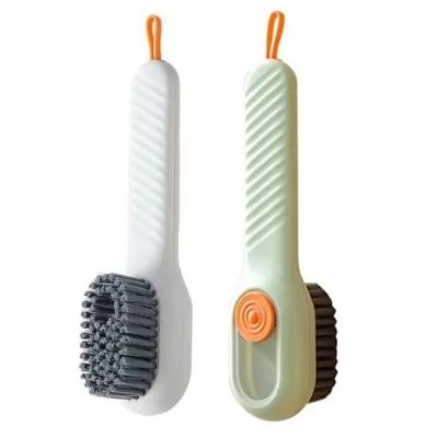 China Effortless Shoe Cleaning Automatic Liquid Discharge Brush With Soft Bristles For Household for sale