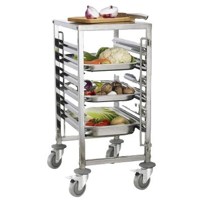 China Restaurant Cookware Set Restaurant Airline Pan Bakery Tray Rack Trolley for sale