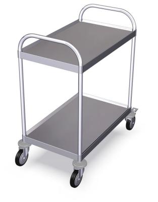 China Restaurant Stainless Steel Hotel Room Food Beverage Trailer Cart Serving Cart for sale