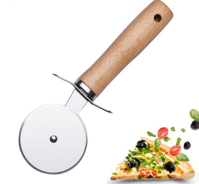 China Stocked Professional Pizza Knife Non Slip Handle Pizza Slicer Diameter Set for sale