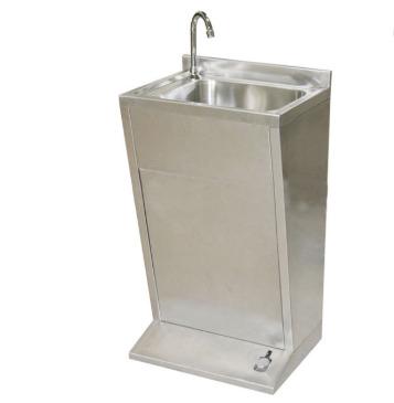 China Foam Soap Dispenser Portable Hand Wash Station Steel Foot Pedal Control Hand Wash Station Outdoor for sale