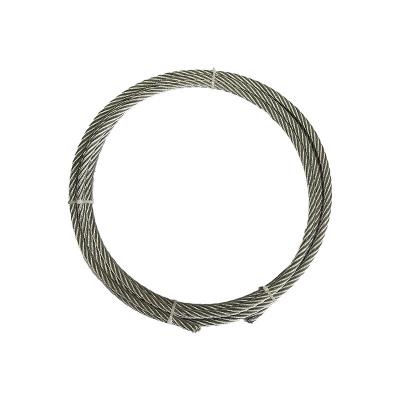 China MANUFACTURING made in China 7*7 6*7 7*19 6*19 8*19+7*7 19*7 1*19 1*12 6*12 car and boat bundled galvanized wire rope of steel for sale