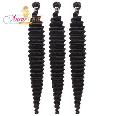 China Deep Wave Deep Wave Bundles Brazilian Remy Hair Bundle 30 Inch Long Hair Weft Hair Extension For Women for sale