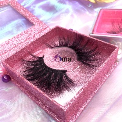 China Different Natural Super Soft 25mm Thick And Voluptuous Lashes Fashionable Top Selling Eye Lashes Lash Vendor Customized Boxes for sale