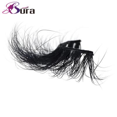 China 25mm Real 3d Mink Fur Eyelashes 5d 8d Lashes False Mink Eyelashes Private Label Natural Soft Cruelty Free Beautier for sale