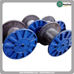 China Metal cable puller wire drum bobbin custom mild steel wire spool cable steel wire drum for sale