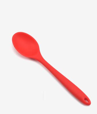 China Viable Premium Quality Heat Resistant Silicone Cooking Spatula Spoon New Design Silicone Spoons for sale