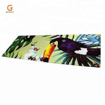 China Eco-Friendly OEM Brand Exercise Fitness Cork Tpe Pu Suede Yoga Mat Anti Tear Sweat-absorbed And Anti-slip Anti Slip for sale