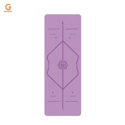 China Sweat-absorbed And Anti-slip Natural Rubber Anti Slip PU Anti Bacterial Yoga Mat for sale