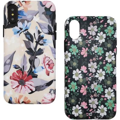 China Full Printing Anti-fall TENCHEN IMD Marble Pattern Anti Scratch Soft Touch Custom Mobile Phone Case for sale