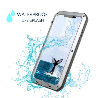 China Hot Selling TENCHEN Armor Case Shockproof Metal Aluminum Phone Waterproof For iPhone for sale