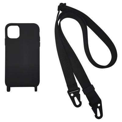 China TPU/Silicon TENCHEN Necklace Phone Case With A Rope Smartphone Removable Cross - Body Case for sale