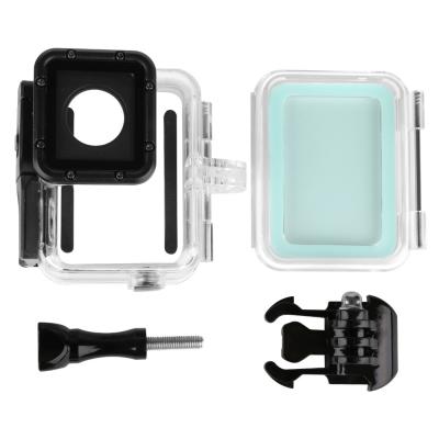 China TENCHEN Waterproof Protective Housing Case For GoPro HERO 3+ 4 5 Action Camcorder - Up To 45 Meters 85*85*50mm / Underwater 100*90*50mm for sale