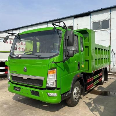 China 4x2 6 Wheeler 10 Ton Tipper HOWO Dump Truck With Top Cover Low Price Trick 6 - 8L for sale