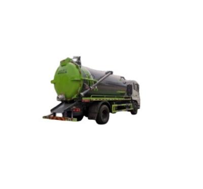 China Q235 Carbon Steel 4000L 5000L Stainless Steel Fecal Suction Tank Truck for sale