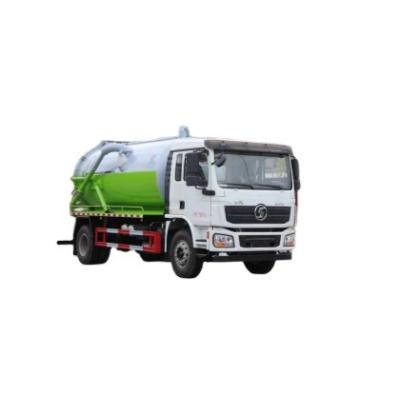 China Q235 Carbon Steel Stainless Steel Tank Truck Faecal Sludge Deslime Sewer Sewage Suction Truck For Sale for sale