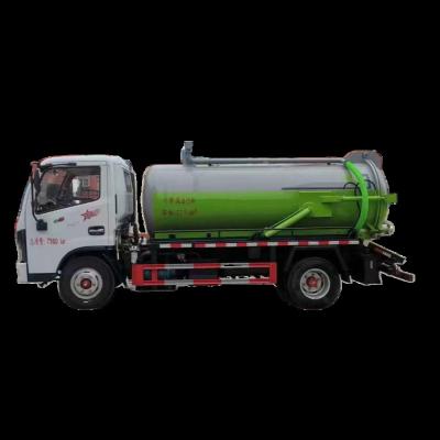 China Q235 Carbon Steel Stainless Steel FOTON EURO 3 Mini Vacuum Sewage Fecal Suction Truck for sale