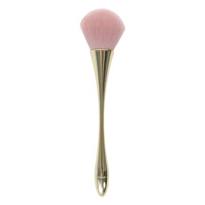 China Angular Blush Luxury Professional Facial Beauty Tools Big Gold Size Series Factory Price Customized Simple Low MOQ Powder Makeup Brush for sale