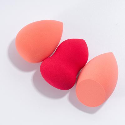 China 2021 Soft Latex Beauty Non Toxic Wholesale Cosmetic Latex Non Cut Tear Free Makeup Sponge Blender for sale