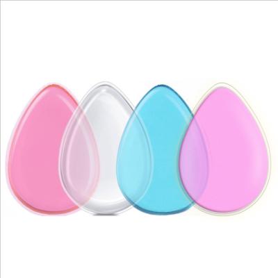 China Beauty Care Makeup Tools Best Selling Makeup Sponge Cosmetic Powder Blast Wholesale Free Samples Shape Transparent Soft Silicone Beauty For Face for sale