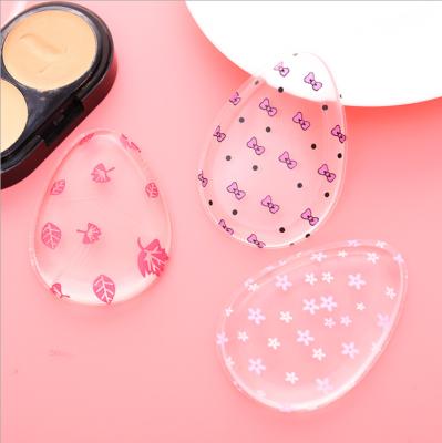 China Genuine Beauty Care Makeup Tools Flower Dry Leaf Shape Silicone Breath Shape Sponge Custom Makeup Sponge Silicone Clear Long Lasting Transparent Clear Wash for sale