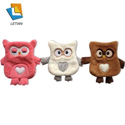 China 10*15cm Owl Shape Eco-friendly Fabric Heated Neck Bags for sale