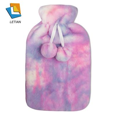 China Lovely Body Good Quality Warm Plush Water Bottle Cover for sale