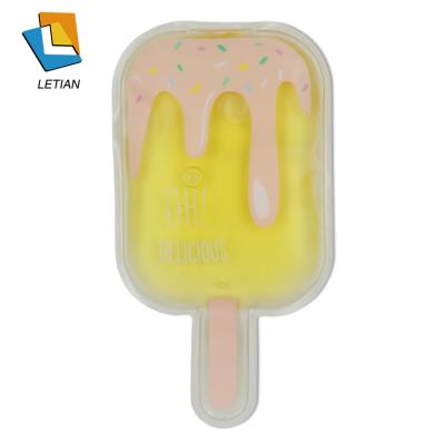 China sodium acetate & Reusable Mini Ice Cream Acrylic Shape Hot Cold Wrapper for sale