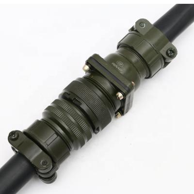 China Circular Automotive Table Pin Connector 7 Pin Male Cable Integrated Waterproof Cable PB28 Connectors for sale