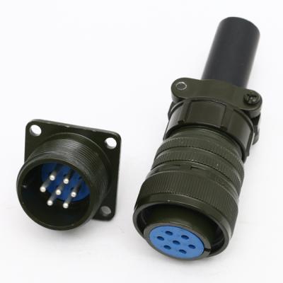 China Waterproof PB28 Automotive Circular Connector 2 To 9 7 Pin Connectors for sale