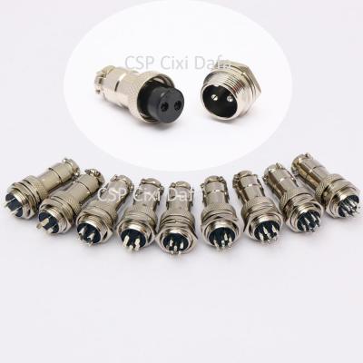 China audio & Video 2 Pin GX16 M16 Circular Connector for sale