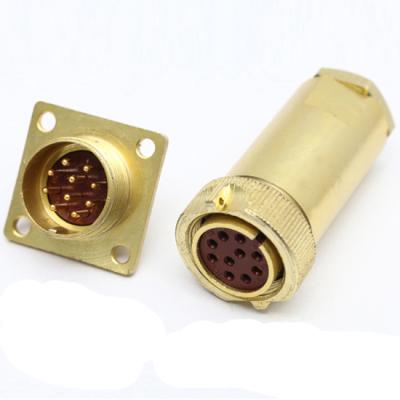 China audio & PC Video Connector Russian Standard DAFA Connector 4 7 10 19 Pin Electrical Socket for sale