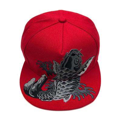 China JOINT Embroidery Custom Snapback Hats White Logo Custom Hats Snapback for sale