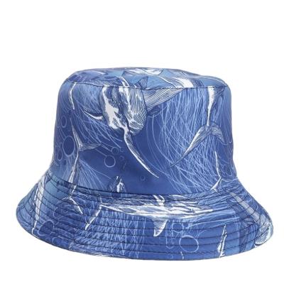 China Australia Summer Fishman Striped Casual Hats Covers Cotton White Woman Beach Buckets Canvas Hats for sale